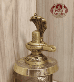 Buy Brass Shiva Lingam Statue 250g, 3.4" – Divine Brass Shiva Lingam Statue for Home Pooja