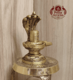 Buy Brass Shiva Lingam Statue 250g, 3.4" – Divine Brass Shiva Lingam Statue for Home Pooja
