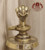 Buy Brass Shiva Lingam Statue 250g, 3.4" – Divine Brass Shiva Lingam Statue for Home Pooja