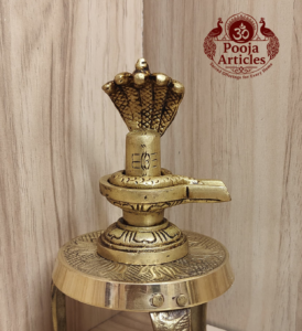 Buy Brass Shiva Lingam Statue 250g, 3.4" – Divine Brass Shiva Lingam Statue for Home Pooja
