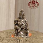Buy Miniature Brass Kubera Statue 30g, 1.4" – Divine Brass Kubera Idol for Wealth