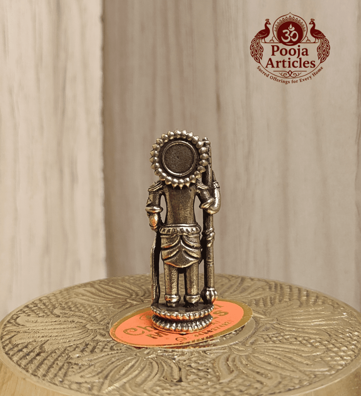 Buy Miniature Udupi Krishna Brass Idol 15g, 1.5" – Sacred Udupi Krishna Statue for Protection