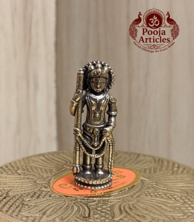 Buy Miniature Udupi Krishna Brass Idol 15g, 1.5" – Sacred Udupi Krishna Statue for Protection