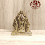 Buy Murugan Valli Deivanai Brass Idol 440g, 4.2" – Brass Murugan Idol for Home Temple & Prosperity