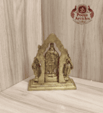 Buy Murugan Valli Deivanai Brass Idol 440g, 4.2" – Brass Murugan Idol for Home Temple & Prosperity