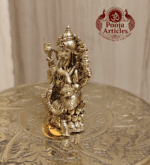 Buy Panchaloha Ganesha Idol 25g, 1.5" – Sacred Brass Panjalogam Ganesh Statue for Home Temple