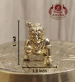 Buy Panjalogam Ganesha Idol 25g, 1.2" – Sacred Panjalogam Ganesha Statue for Home Temple