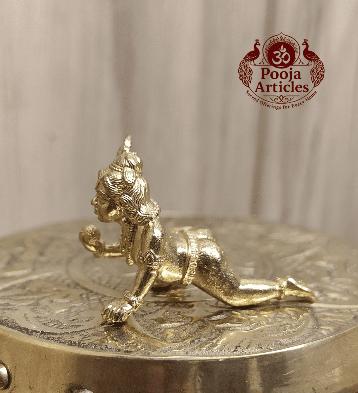 Buy Panjalogam Ganesha Idol 25g, 1.2" – Sacred Panjalogam Ganesha Statue for Home Temple