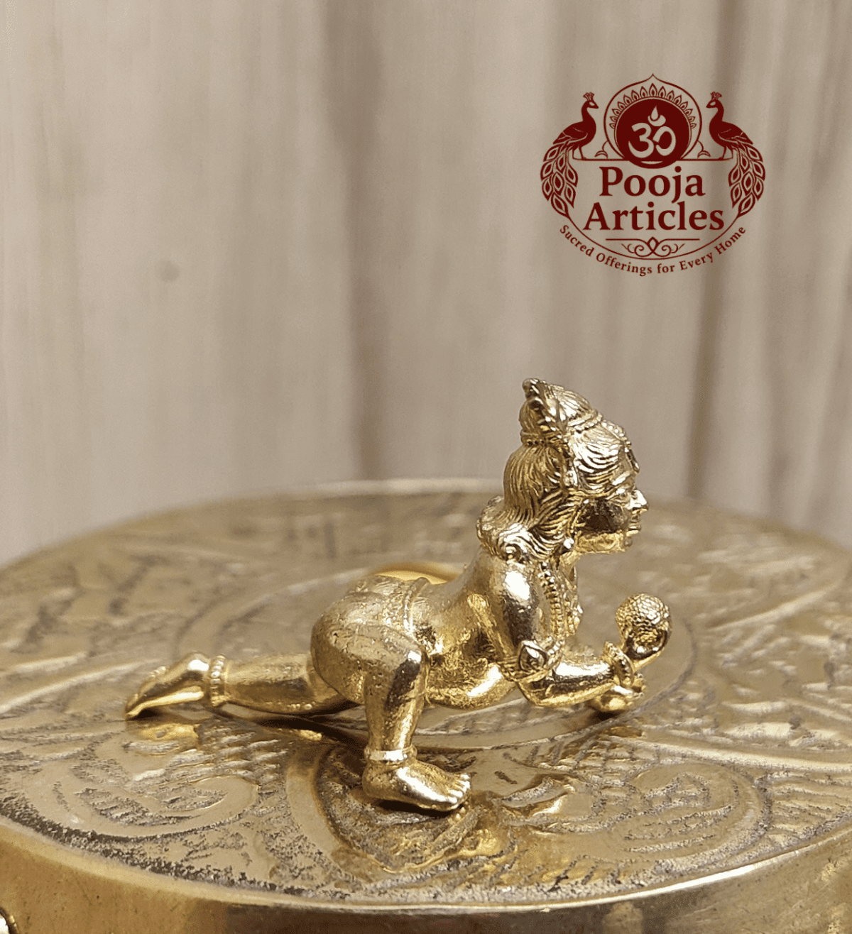 Buy Panjalogam Ganesha Idol 25g, 1.2" – Sacred Panjalogam Ganesha Statue for Home Temple