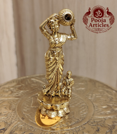 Buy Panchaloha Lady Figurine Statue 30g, 2" – Sacred Lady Figurine Statue for Spiritual Decor