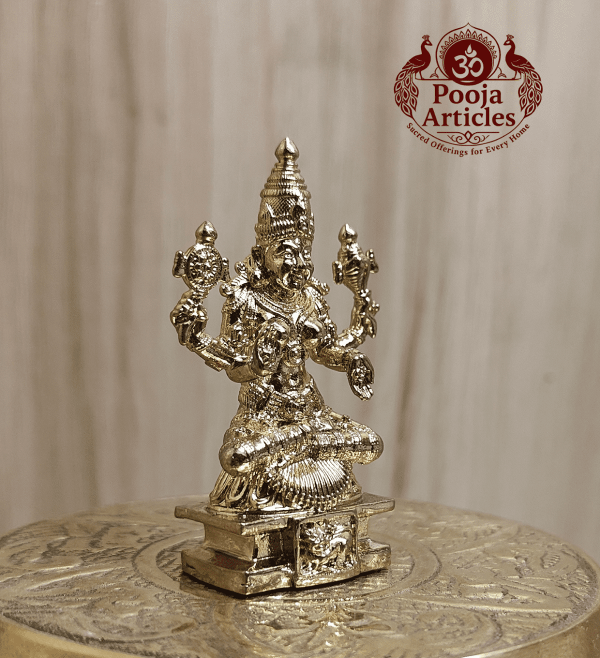Buy Panchaloha Lakshmi Statue 40g, 2" – Divine Panchaloga Lakshmi Statue for Home Pooja