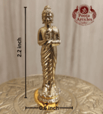 Buy Panchaloha Standing Buddha Idol 30g, 2.2" – Sacred Standing Buddha Statue for Peace