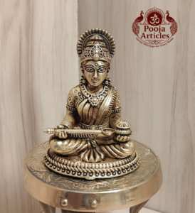 Buy Premium Brass Annapoorani Idol 120g, 3" – Divine Brass Annapoorani Statue for Home Temple & Prosperity 1 Buy Premium Brass Annapoorani Idol 120g, 3" – Divine Brass Annapoorani Statue for Home Temple & Prosperity