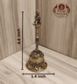Buy Premium Brass Hanuman Bell 75g, 4.4" – Powerful Brass Hanuman Bell for Pooja & Home Temple