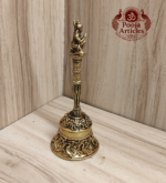 Buy Premium Brass Hanuman Bell 75g, 4.4" – Powerful Brass Hanuman Bell for Pooja & Home Temple