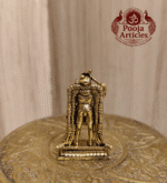 Buy Premium Brass Karuppasamy Statue 15 g, 1.5"– Mini Karuppasamy Swamy Idol for Home Pooja & Gifiting