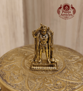 Buy Premium Brass Karuppasamy Statue 15 g, 1.5"– Mini Karuppasamy Swamy Idol for Home Pooja & Gifiting