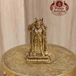 Buy Premium Brass Karuppasamy Statue 20 g, 1.6" – Mini Karuppasamy Swamy Idol for Home Pooja & Gifiting