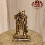 Buy Premium Brass Karuppasamy Statue 30 g, 1.9" – Mini Karuppasamy Swamy Idol For Home Use & Puja