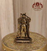 Buy Premium Brass Karuppasamy Statue 30 g, 1.9" – Mini Karuppasamy Swamy Idol For Home Use & Puja