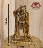 Buy Premium Brass Karuppasamy Statue 85 g, 3" – Mini Karuppasamy Swamy Idol For Home Use & Puja