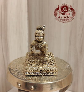 Buy Premium Brass Laddu Gopal Idol 90g, 2.2" – Divine Laddu Krishna Idol for Home Temple & Wealth 1 Buy Premium Brass Laddu Gopal Idol 90g, 2.2" – Divine Laddu Krishna Idol for Home Temple & Wealth
