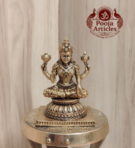 Buy Premium Brass Lakshmi Statue 100g, 3" – Pure Brass Lakshmi Idol for Wealth & Prosperity 2 Buy Premium Brass Lakshmi Statue 100g, 3" – Pure Brass Lakshmi Idol for Wealth & Prosperity