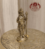 Buy Premium Brass Lord Murugan Idol 20g, 2" – Small Brass Murugan Statue for Home Pooja