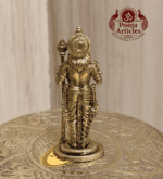 Buy Premium Brass Lord Murugan Idol 20g, 2" – Small Brass Murugan Statue for Home Pooja