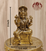Buy Premium Brass Mariamman Statue 110g ,3" - Goddess Mariamman Idol for Home Pooja