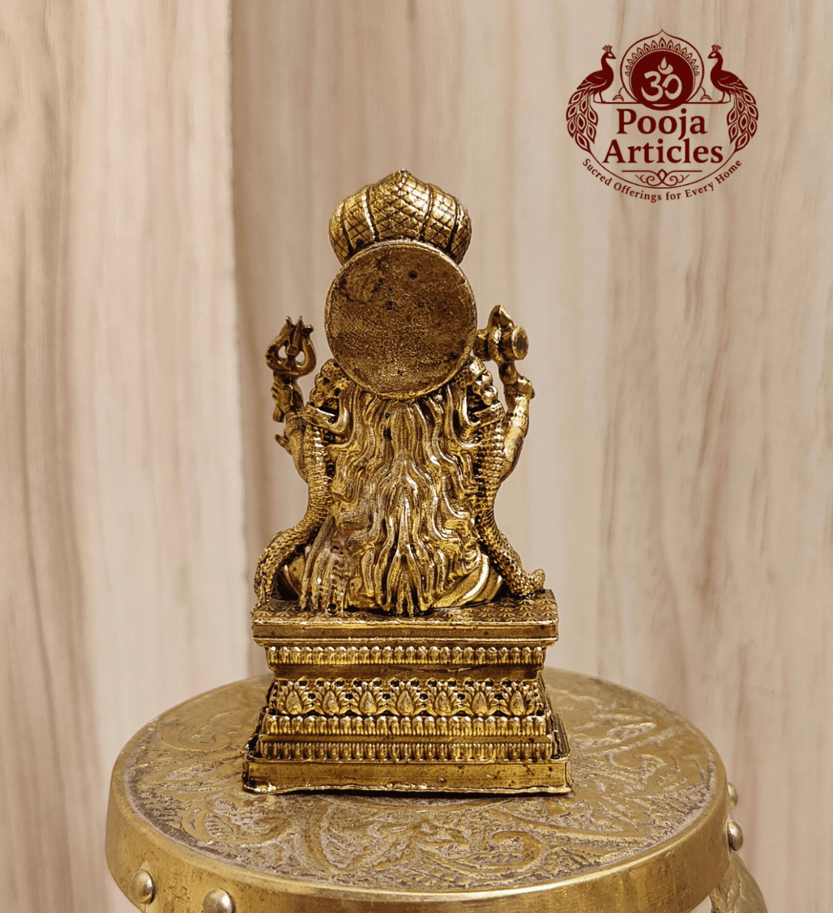 Buy Premium Brass Mariamman Statue 110g ,3" - Goddess Mariamman Idol for Home Pooja