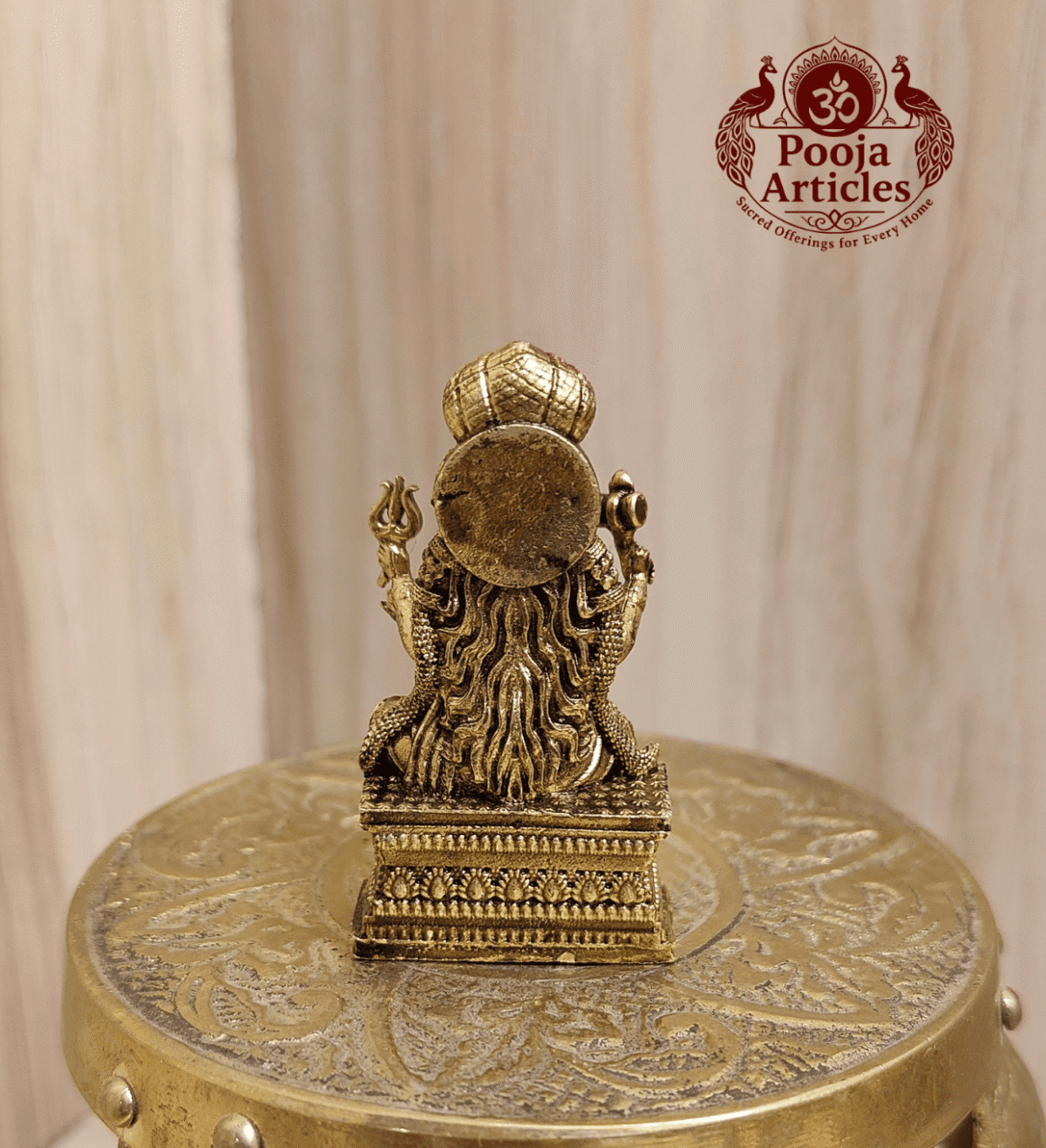 Buy Premium Brass Mariamman Statue 40g, 2" - Goddess Mariamman Idol for Home Pooja