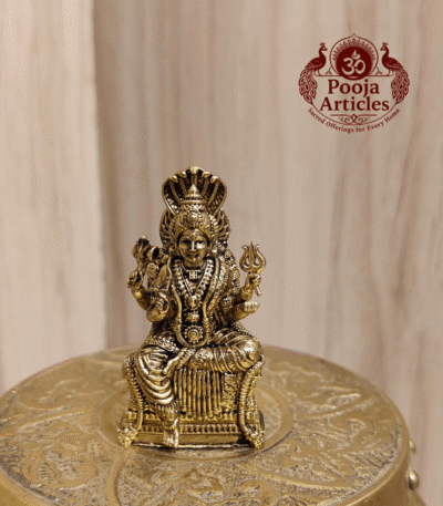 Buy Premium Brass Mariamman Statue 40g, 2" - Goddess Mariamman Idol for Home Pooja