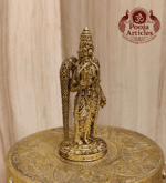 Buy Premium Brass Meenakshi Amman Statue 45 g, 2.5" – Mini Goddess Idol for Home Pooja & Gifiting