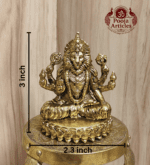 Buy Premium Brass Narasimha Statue 185 g, 3" – Divine Lord Narasimha Idol for Protection & Positivity