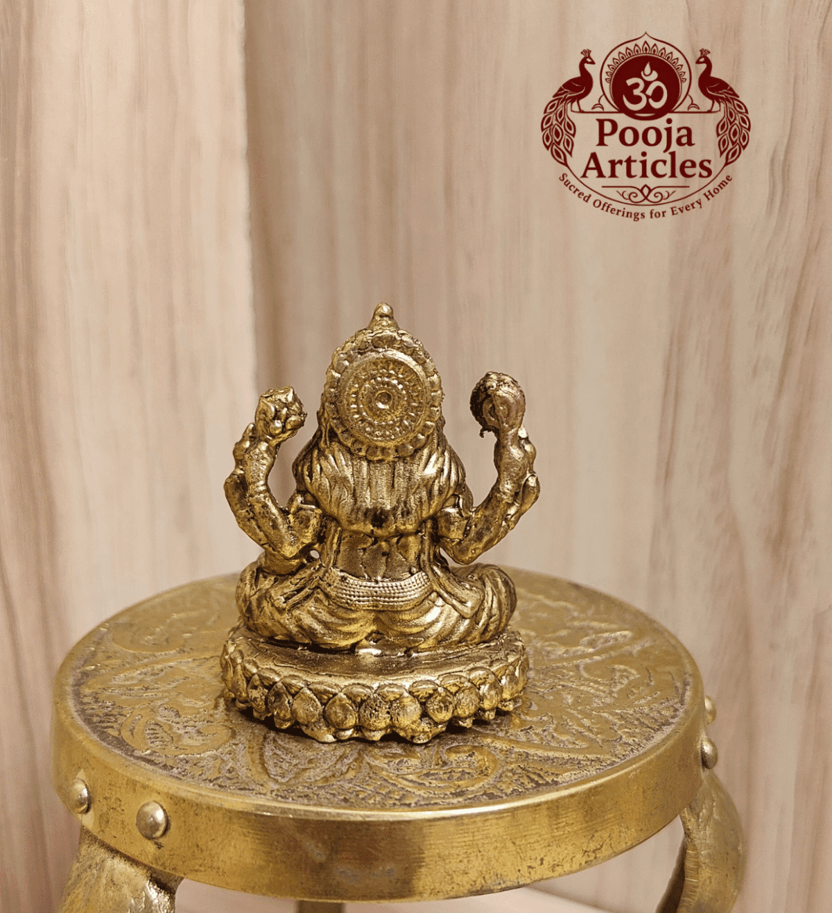 Buy Premium Brass Narasimha Statue 60 g, 1.7" – Mini Narasimha Idol for Power & Prosperity