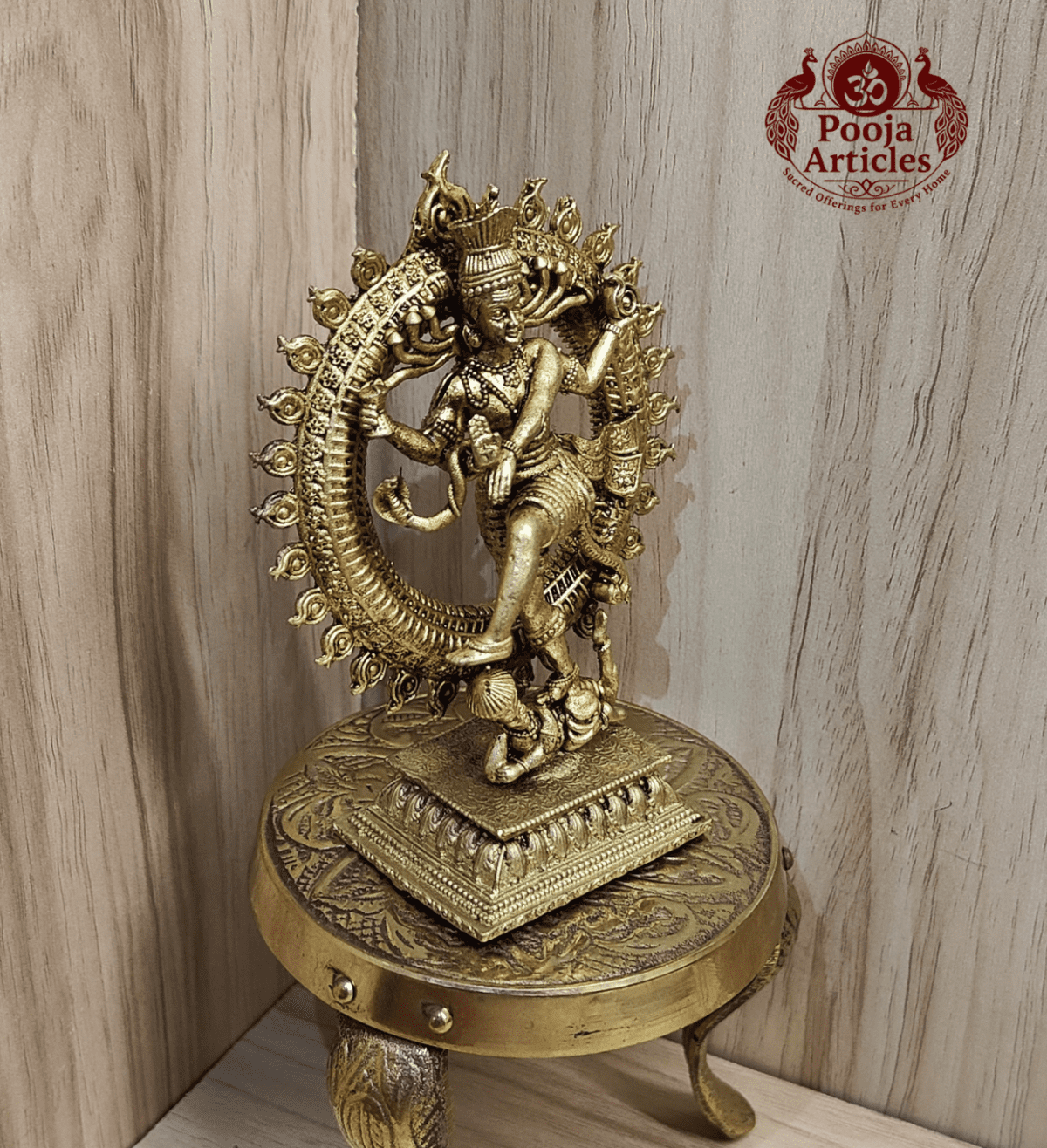 Buy Premium Brass Nataraja Statue 150g, 4" – Brass Nataraja Idol for Home Pooja