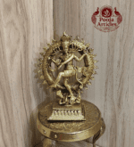 Buy Premium Brass Nataraja Statue 150g, 4" – Brass Nataraja Idol for Home Pooja