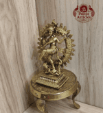 Buy Premium Brass Nataraja Statue 150g, 4" – Brass Nataraja Idol for Home Pooja
