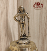Buy Premium Brass Palani Dhandayuthapani Swamy Idol 180g, 4.1" – Sacred Brass Palani Murugan Idol for Home Temple