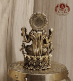Buy Premium Brass Saraswati Idol 110g, 3" – Pure Brass Saraswati Idol for Pooja & Education