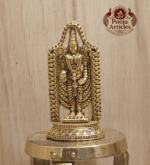 Buy Premium Brass Venkateswara Swamy Idol 70g, 3.6" – Small Tirupati Balaji Idol for Home Pooja