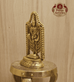Buy Premium Brass Venkateswara Swamy Idol 70g, 3.6" – Small Tirupati Balaji Idol for Home Pooja