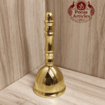 Buy Premium Pooja Brass Bell 150g, 4.5"– Divine Brass Bell for Temple & Home Use