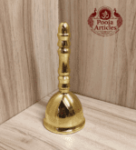 Buy Premium Pooja Brass Bell 150g, 4.5"– Divine Brass Bell for Temple & Home Use
