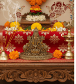 Buy Tirupati Balaji with Goddess Gajalakshmi Brass Statue 120 g, 3" – Divine Venkateswara Idol for Home Pooja