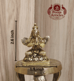 Buy Brass Garuda Idol 200g, 2.6" – Sacred Garuda Statue for Vishnu Devotees