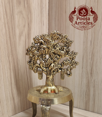 Buy Brass Kalpavriksha Tree 190g, 3.8" – Brass Kalpavriksha for Wealth & Vastu Prosperity