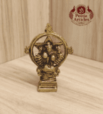 Buy Chakrathalwar Brass Idol 130g, 3.4" – Brass Chakrathalwar Statue for Protection & Home Pooja