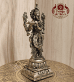 Buy Premium Brass Krishna Statue 150g, 3.6" – Divine Brass Krishna Idol for Home Temple